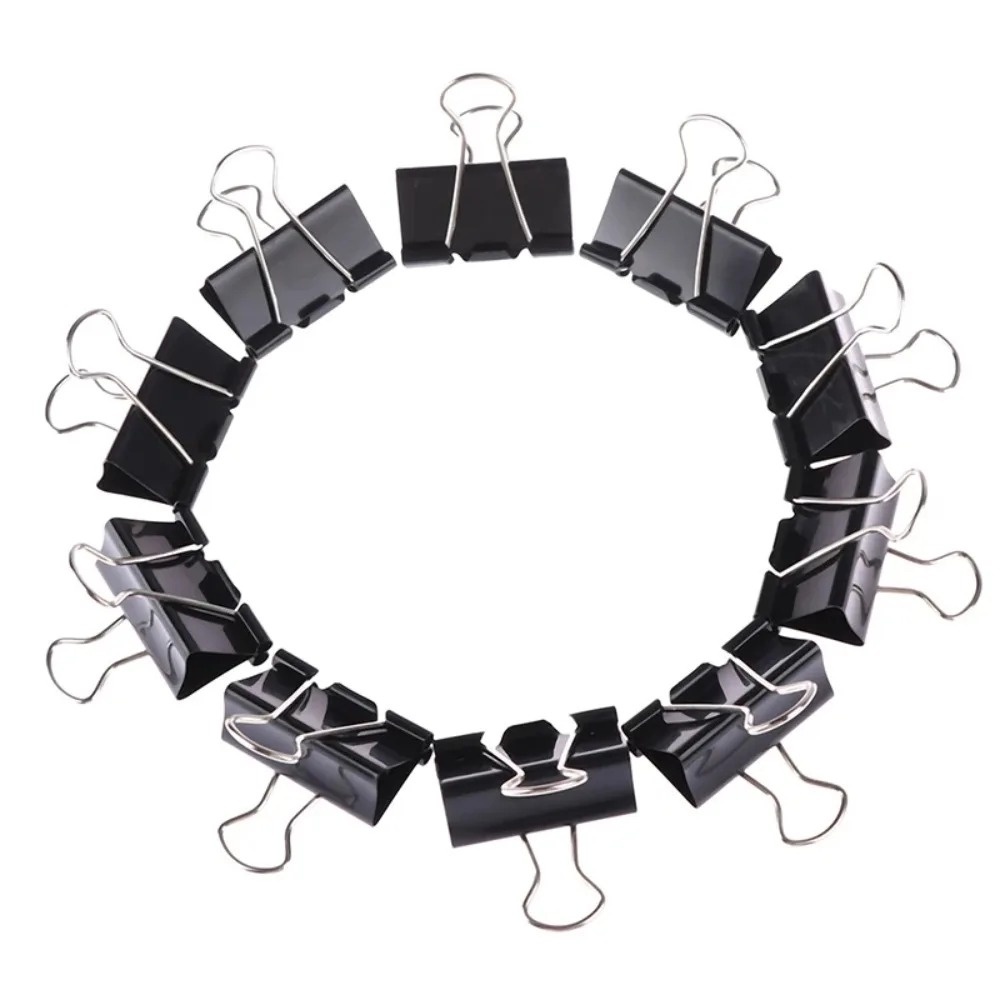 10Pcs Foldback Metal Binder Cl - Binder Clip Assorted review and price