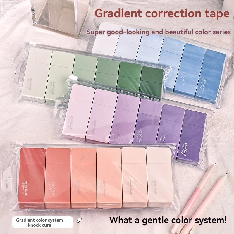 6Pcs Cute Macaron Correction T - Correction Tape Roller review and price