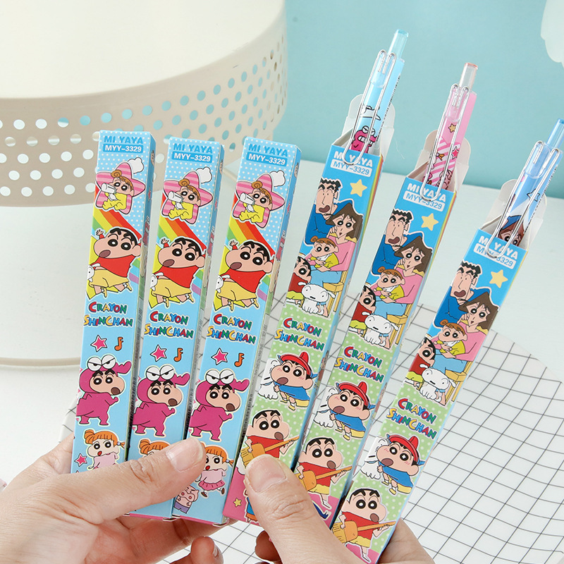 6Pcs Cartoon Crayon Shin-Chan  - Stationery Supplier review and price