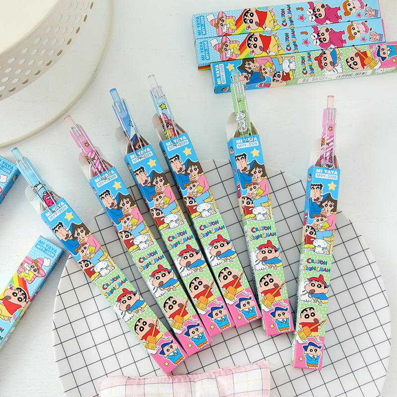 6Pcs Cartoon Crayon Shin-Chan  - Stationery Supplier review and price